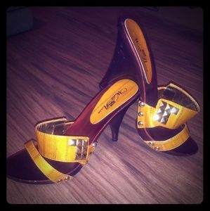 Gold heels